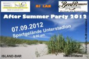 Party Flyer: After Summer Party 2012 am 07.09.2012 in Unterstadion