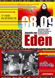 Party Flyer: Jenseits von Eden im Hotel Eden Leutkirch am 08.09.2012 in Leutkirch im Allgäu