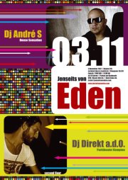 Party Flyer: Jenseits von Eden im Hotel Eden Leutkirch am 03.11.2012 in Leutkirch im Allgu