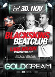 Party Flyer: Blackskins Beat Club im Goldcream Memmingen am 30.11.2012 in Memmingen