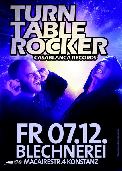 Party Flyer: Turntablerocker @ Blechnerei Konstanz am 07.12.2012 in Konstanz