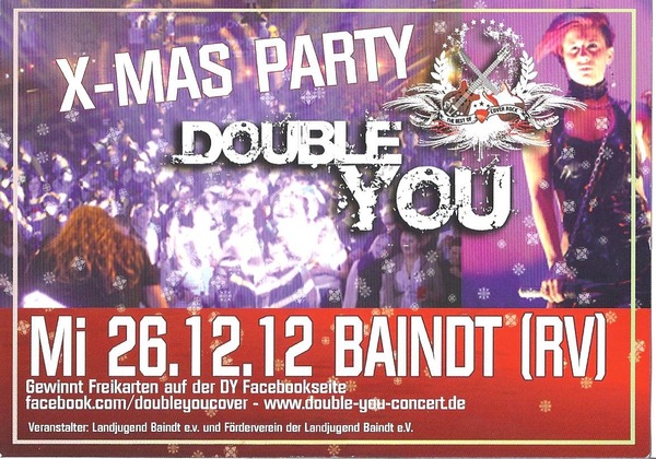 Party Flyer: X-MAS PARTY  am 26.12.2012 in Baindt