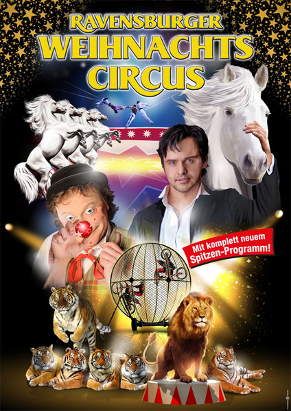 Party Flyer: RAVENSBURGER WEIHNACHTSCIRCUS am 02.01.2013 in Ravensburg