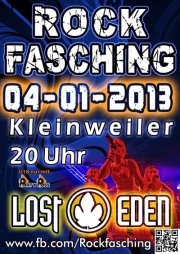 Party Flyer: Rockfasching 2013 am 04.01.2013 in Weitnau