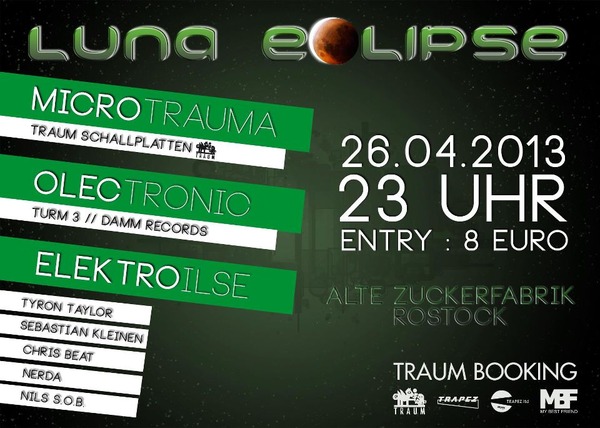 Party Flyer: Luna Eclipse am 26.04.2013 in Rostock