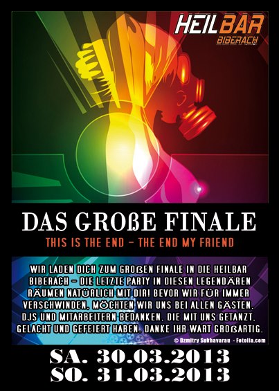 Party Flyer: Das groe Finale!!! Part 2 @ HeilBar Biberach am 31.03.2013 in Biberach an der Ri