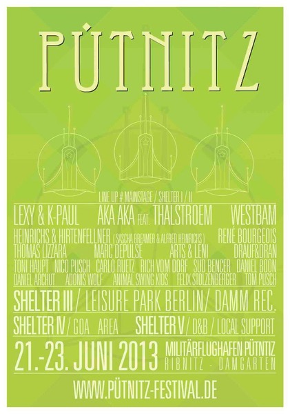 Party Flyer: PTNITZ FESTIVAL 2013 am 21.06.2013 in Ribnitz-Damgarten