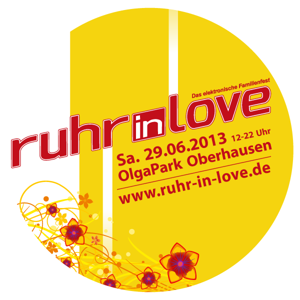 Party Flyer: Ruhr-in-Love 2013 - OLGA Park Oberhausen am 29.06.2013 in Oberhausen