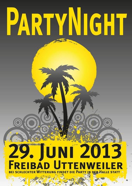Party Flyer: Party-Night 2013  am 29.06.2013 in Uttenweiler