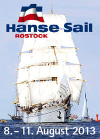 Party Flyer: 23. Hanse Sail Rostock 2013 am 08.08.2013 in Rostock