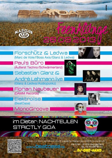 Party Flyer: BeatOase - Feenklnge am 28.09.2013 in Rostock