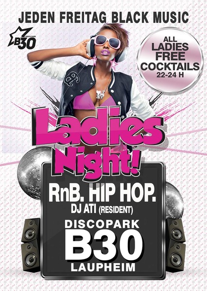 Party Flyer: Ladies Night @ Disco Park B30 am 22.11.2013 in Laupheim