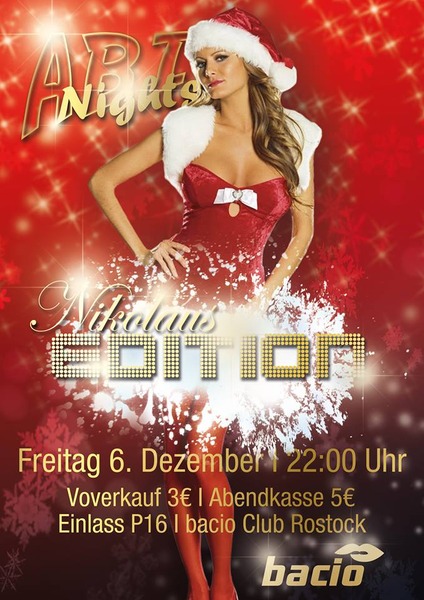 Party Flyer: Abi Nights Rostock - Nikolaus Edition am 06.12.2013 in Rostock