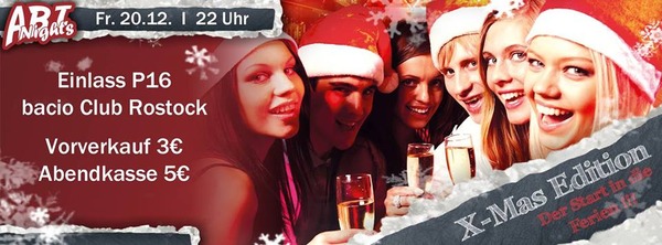 Party Flyer: Abi Nights Rostock - X-Mas Edition am 20.12.2013 in Rostock