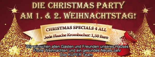Party Flyer: MEGA X-MAS - Zweiter Feiertag am 26.12.2013 in Fresenburg