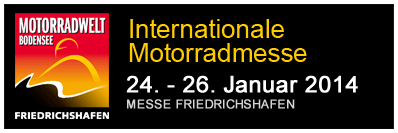 Party Flyer: MOTORRADWELT BODENSEE 2014 - 24. bis 26. Januar 2014 in Friedrichshafen am 26.01.2014 in Friedrichshafen