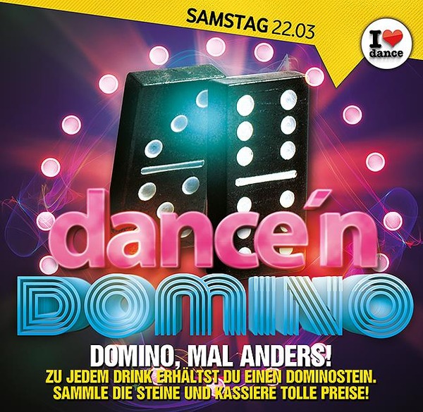 Party Flyer: Dance Konstanz - dance'n domino am 22.03.2014 in Konstanz