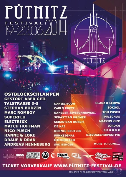 Party Flyer: PTNITZ FESTIVAL 2014 am 20.06.2014 in Ribnitz-Damgarten