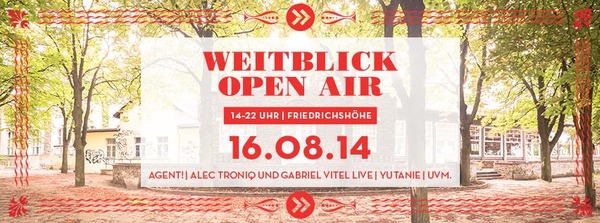Party Flyer: Weitblick Open Air "Hakke Music" in Werder (Havel) (GER) am 16.08.2014 in Werder (bei Altentreptow)