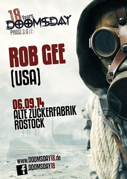 Party Flyer: 18 Years DOOMSDAY - Phase 3.0 am 06.09.2014 in Rostock