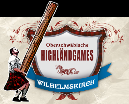 Party Flyer: 3. Oberschwbische Highlndgames Wilhelmskirch am 16.08.2014 in Horgenzell