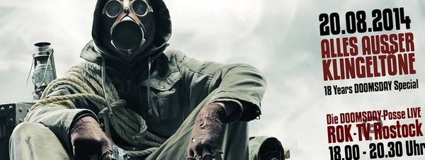 Party Flyer: Alles auer Klingeltne!!! @ rok-tv (18 Years Doomsday Special) am 20.08.2014 in Rostock