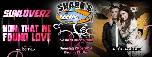 Party Flyer: SHARKs presents SUNLOVERZ live  am 20.09.2014 in Bad Doberan