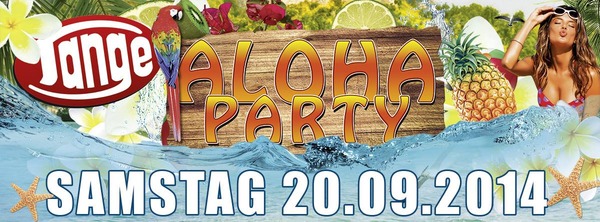 Party Flyer:  Aloha Party 2014 am 20.09.2014 in Apen