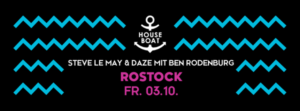 Party Flyer: HOUSEBOAT ROSTOCK am 03.10.2014 in Rostock
