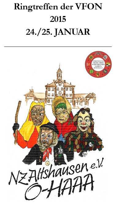 Party Flyer: Ringtreffen VFON 2015 in Altshausen - Umzug am 25.01.2015 in Altshausen