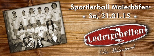 Party Flyer: Sportlerball Maierhfen  am 31.01.2015 in Maierhfen