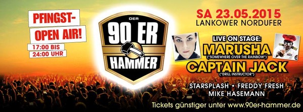 Party Flyer: 90er Hammer Open Air am 23.05.2015 in Schwerin