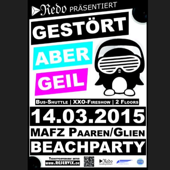Party Flyer: Gestrt Aber Geil @ MAFZ am 14.03.2015 in Schnwalde