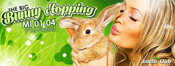 Party Flyer: The Big Bunny Hopping am 01.04.2015 in Rostock