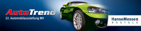 Party Flyer: AutoTrend - 22. Automobilausstellung MV am 12.04.2015 in Rostock