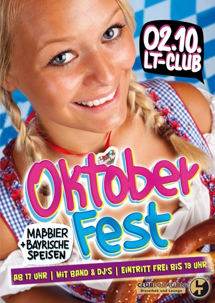 Party Flyer: Oktoberfest am 02.10.2015 in Rostock