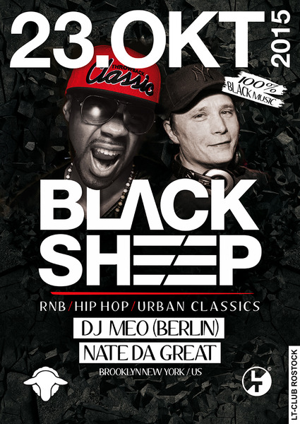 Party Flyer: Black Sheep! am 23.10.2015 in Rostock