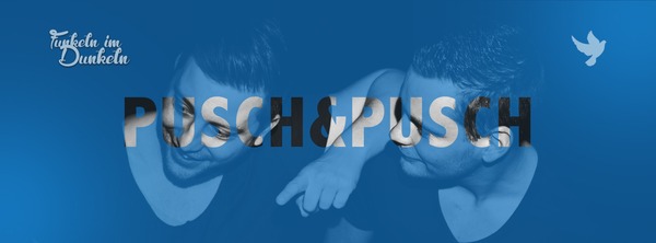 Party Flyer:  Funkeln im Dunkeln mit Pusch&Pusch am 03.10.2015 in Rostock