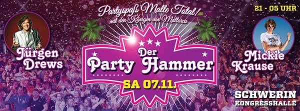 Party Flyer: Der PARTYHAMMER am 07.11.2015 in Schwerin