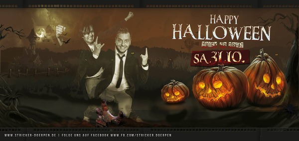 Party Flyer: Happy Halloween mit Housedestroyer im Stricker Drpen am 31.10.2015 in Drpen