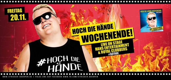 Party Flyer: Hoch die Hnde! am 20.11.2015 in Drpen