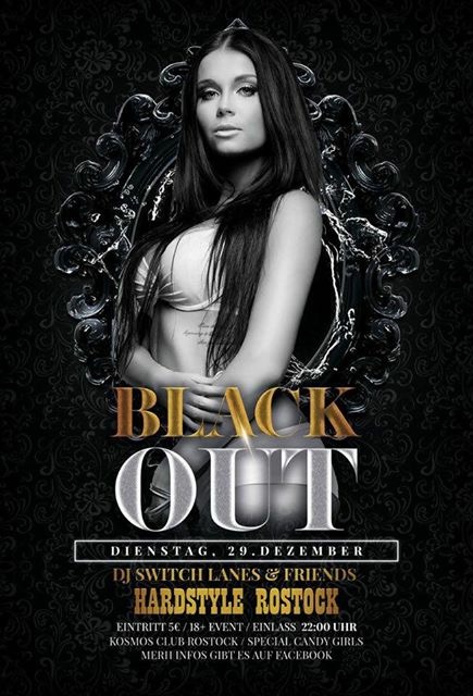 Party Flyer: BlackOut am 29.12.2015 in Rostock