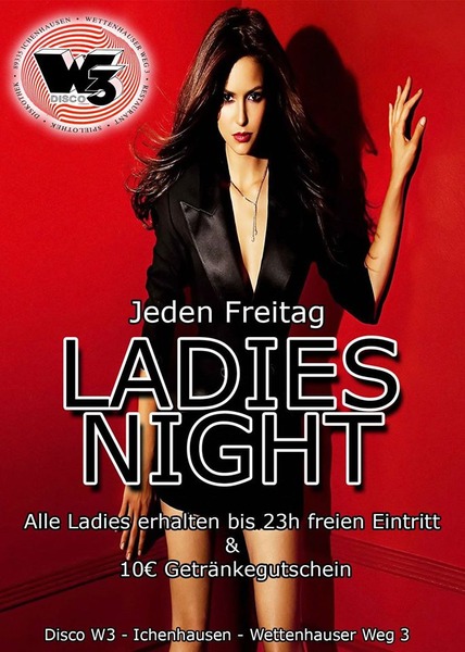 Party Flyer: Ladies Night @ W3 am 25.12.2015 in Ichenhausen