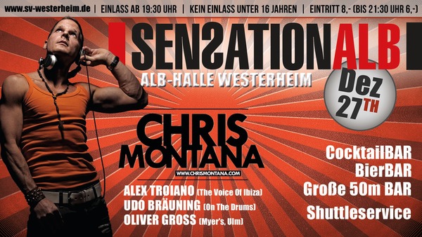 Party Flyer: Sensation Alb 2015 am 27.12.2015 in Westerheim