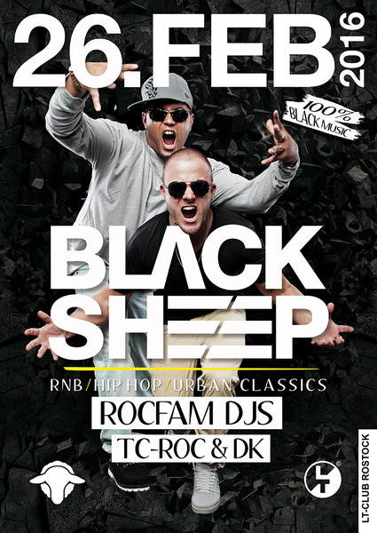Party Flyer: Black Sheep  am 26.02.2016 in Rostock