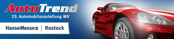 Party Flyer: AutoTrend - 23. Automobilausstellung MV am 09.04.2016 in Rostock