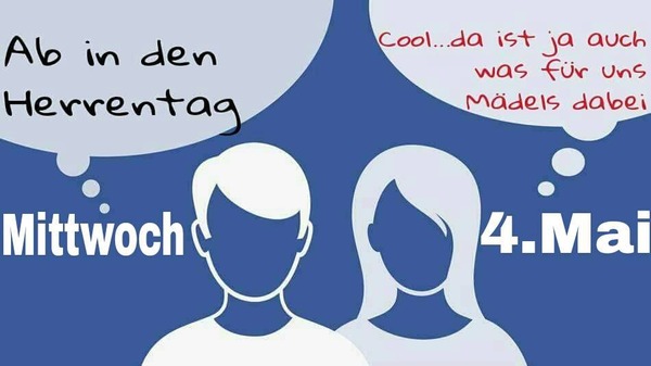 Party Flyer: Ab in den Herrentag am 04.05.2016 in Bad Doberan
