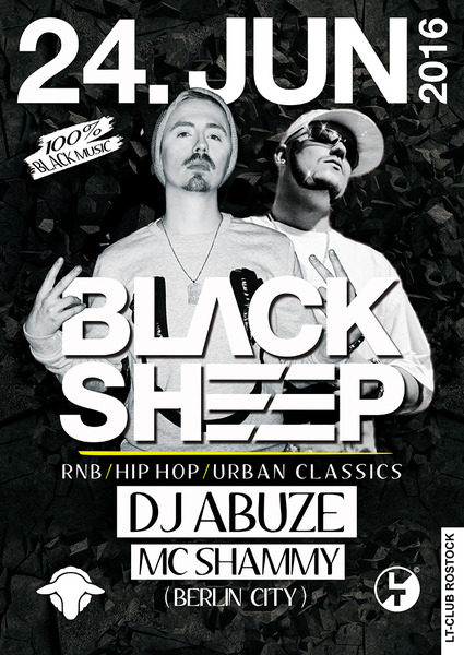 Party Flyer: Black Sheep am 24.06.2016 in Rostock