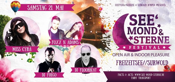 Party Flyer: See`Mond&Sterne Part I am 21.05.2016 in Surwold