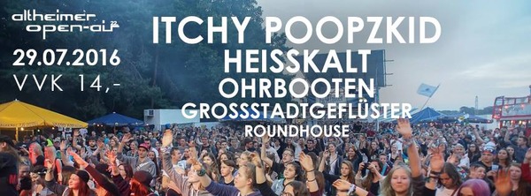 Party Flyer: 22. Altheimer Open Air am 29.07.2016 in Riedlingen